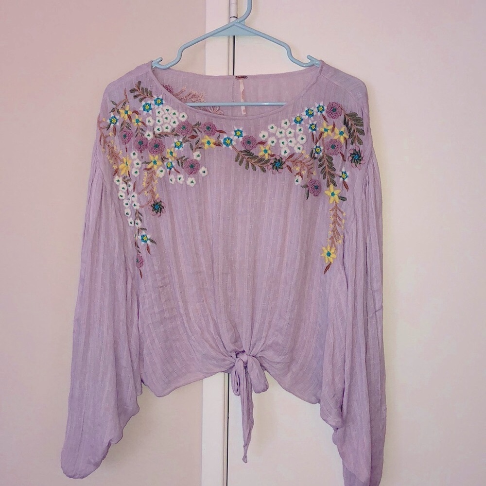 🌸Free People Floral Blouse